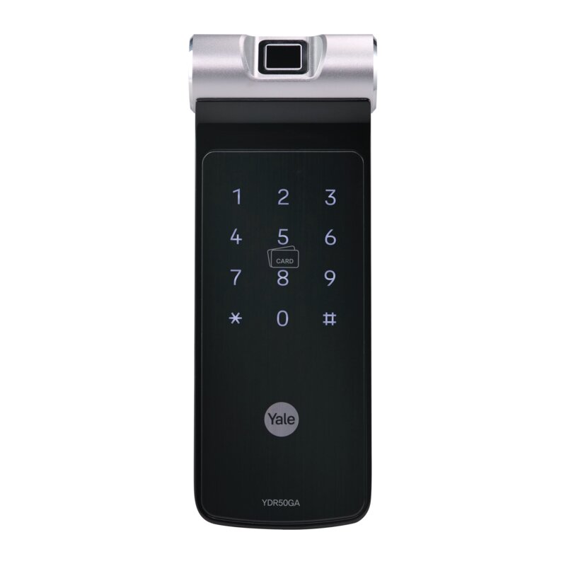 YDR 50 GA Smart Gate Lock, Black, With Remote