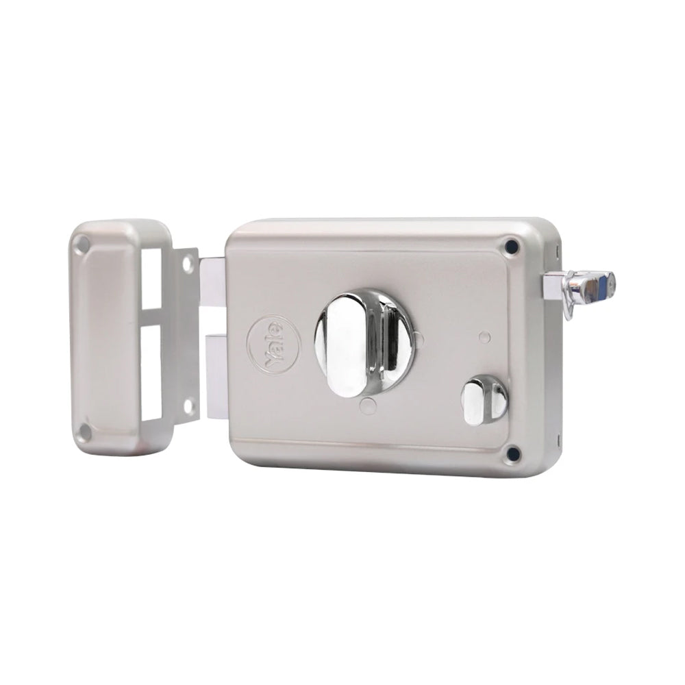 R600 TT DK, Main door rim lock, dimple Key, Silver