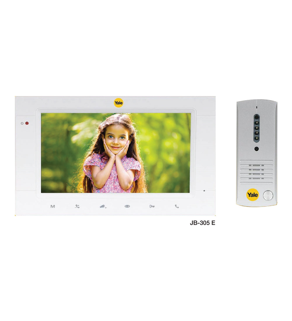 JB 305- E Video Door Phone with Two way communication, 7inch TFT LCD and Camera with Night Vision LEDs