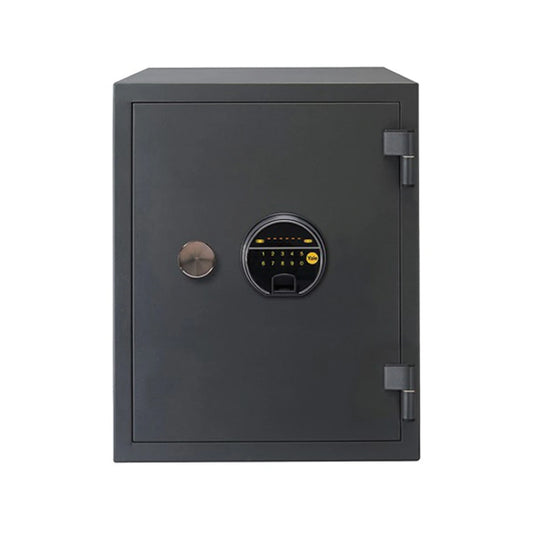 YFF/520/FG2 Biometric Safe Locker, 60 Min Fire Resistance,  Black, 37 Litre