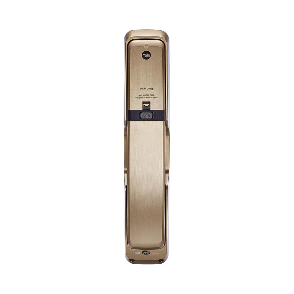YMI 70 CG - A Series Push Pull Smart Lock, Red Gold