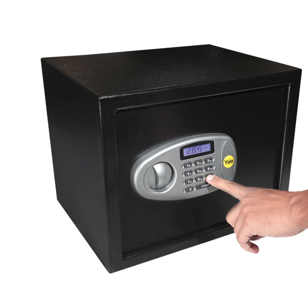 YSS/250/DB2  Home Security  Safe lockers with Pincode Access- Black