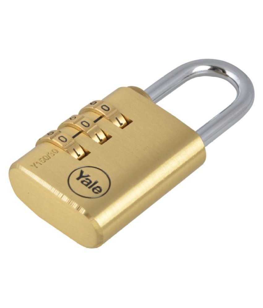 Yale Y150B/40/130/1 Brass Combination Padlock,40mm