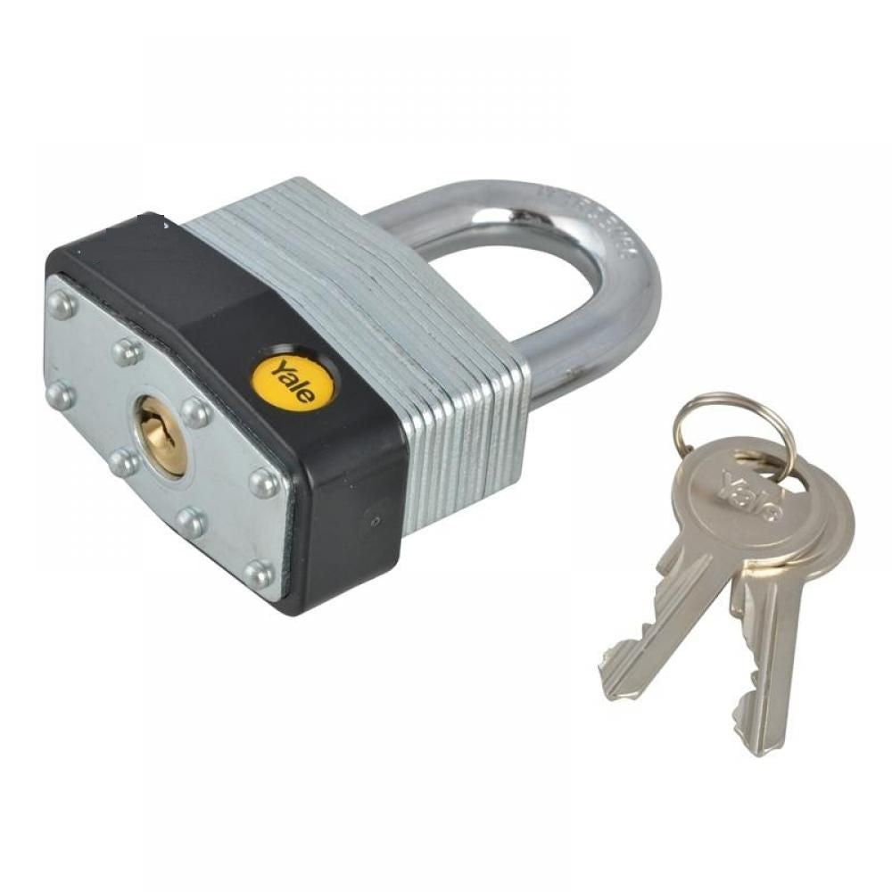 Y125B/40/122/1 - Laminated SS body padlock with hardened Steel Shackle, 40mm body